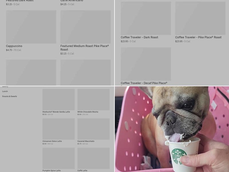 Starbucks Menu