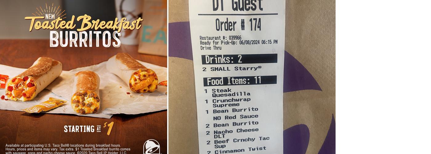 Taco Bell Menu