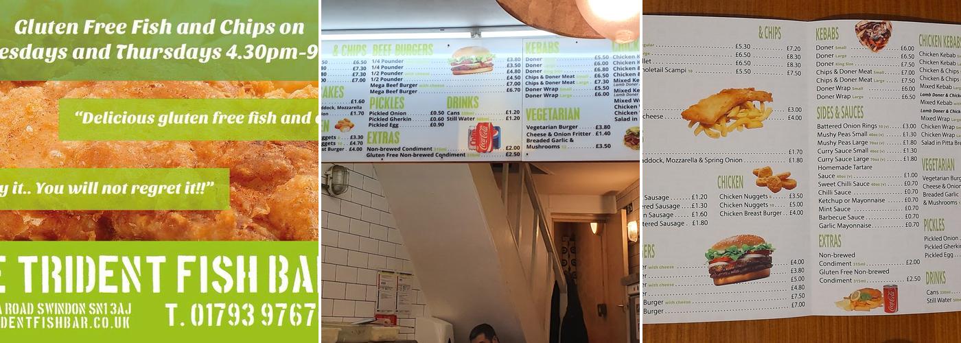 The Trident Fish Bar Menu