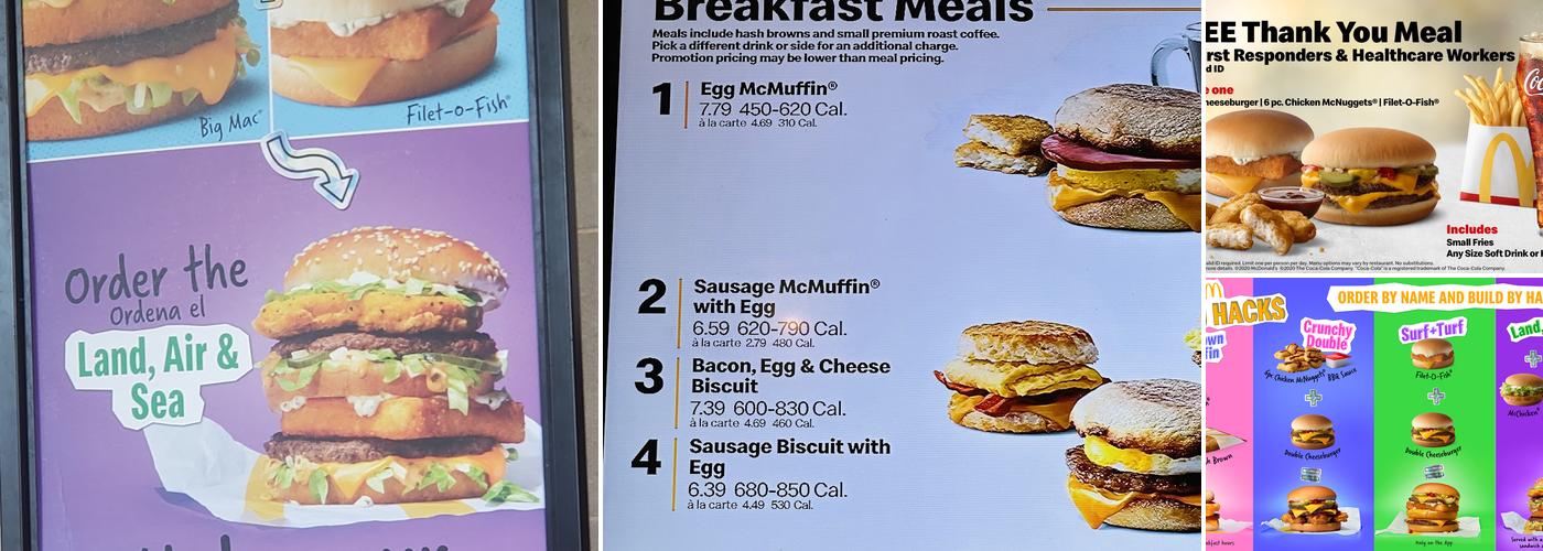 McDonald's Menu