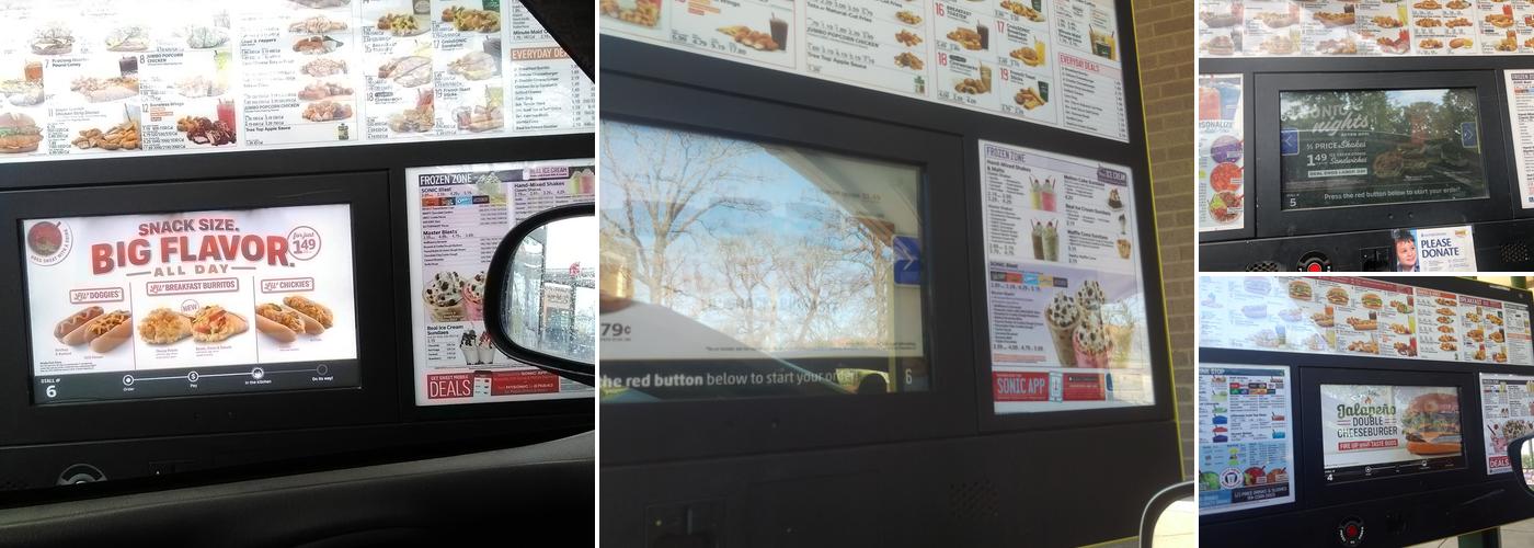 Sonic Drive-In Menu