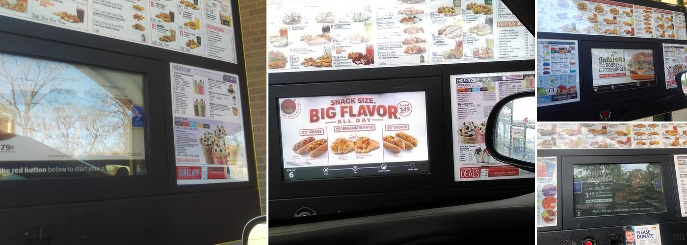 Sonic Drive-In Menu