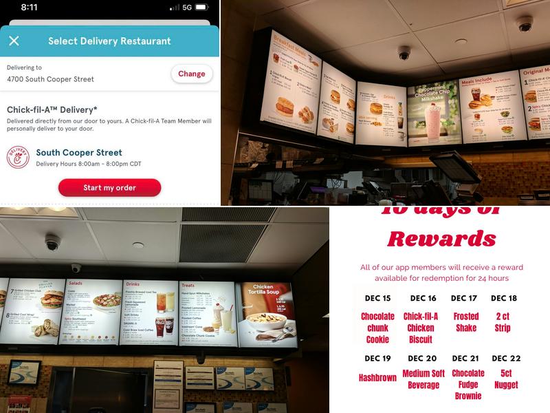 Chick-fil-A Menu