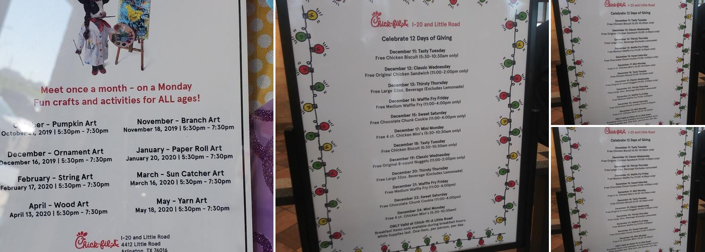 Chick-fil-A Menu