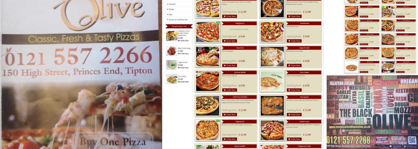 The Black Olive Menu