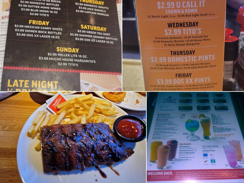 Applebee's Grill + Bar Menu