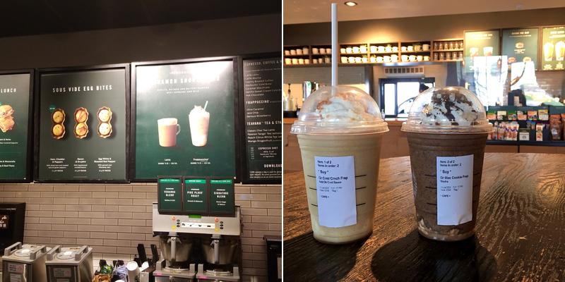 Starbucks Menu