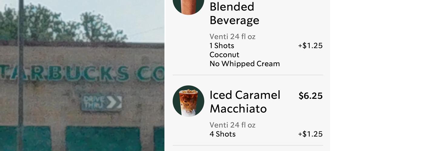 Starbucks Menu