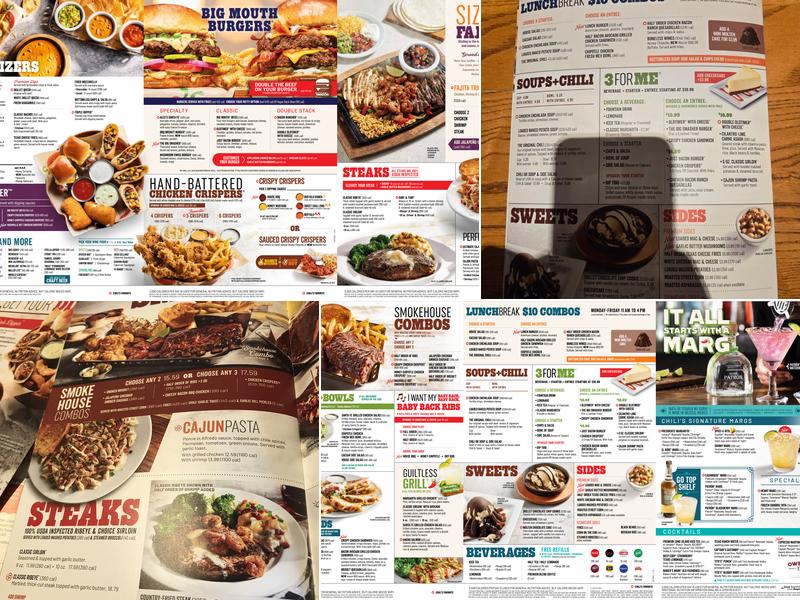 Chili's Grill & Bar Menu