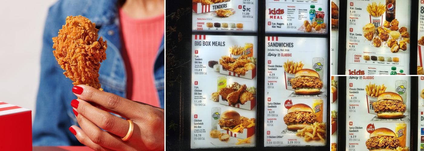 KFC Menu