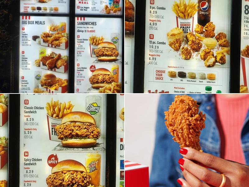 KFC Menu