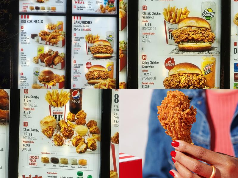 KFC Menu