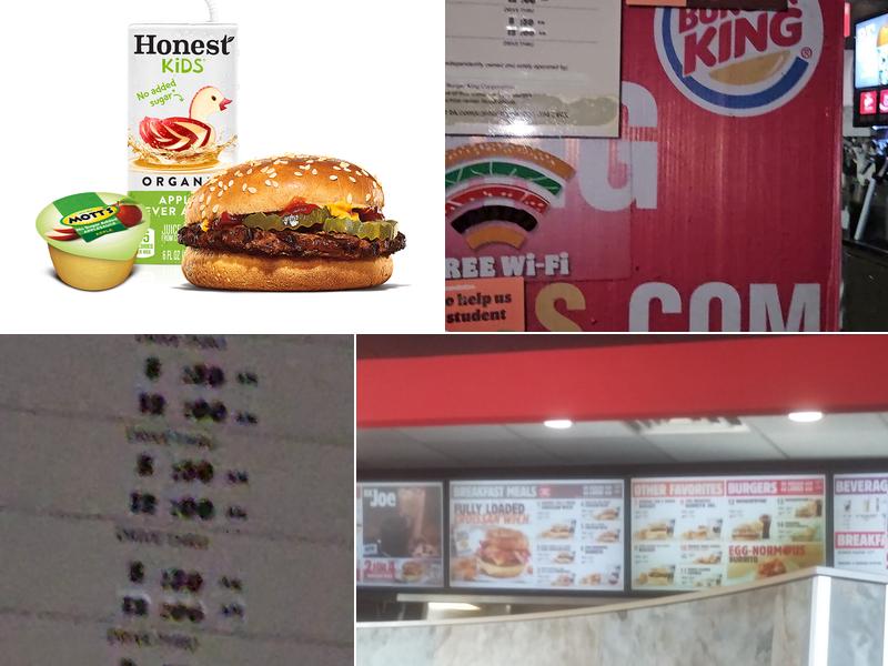 Burger King Menu