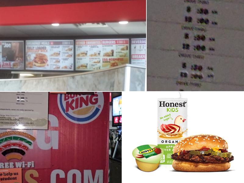 Burger King Menu