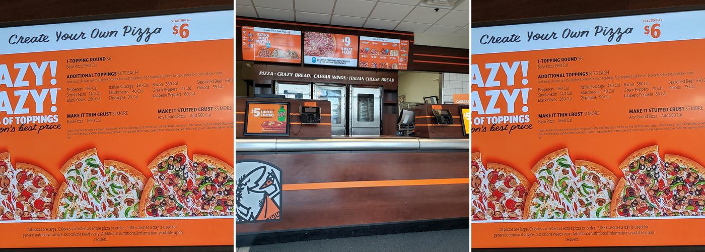 Little Caesars Pizza Menu