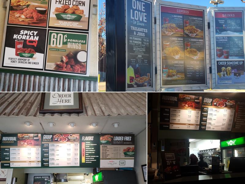 Wingstop Menu