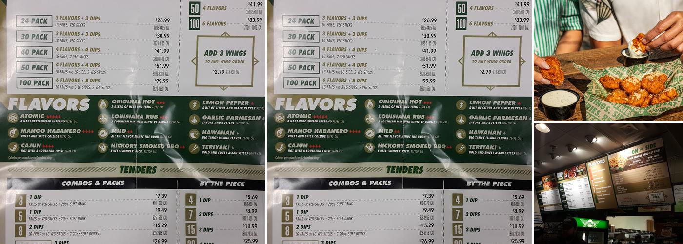 Wingstop Menu