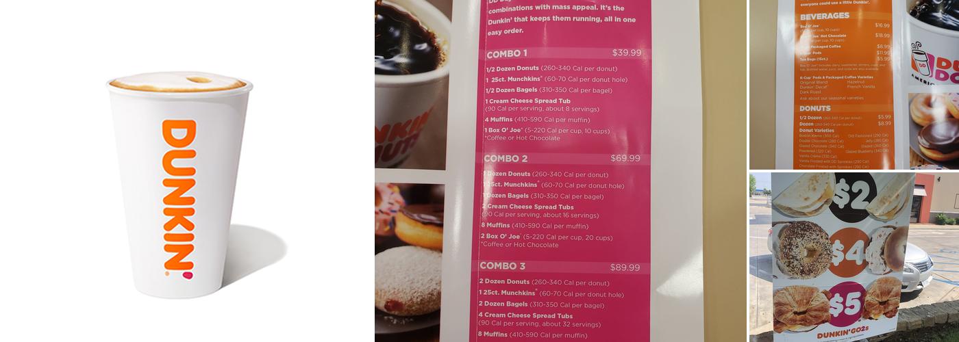 Dunkin' Menu