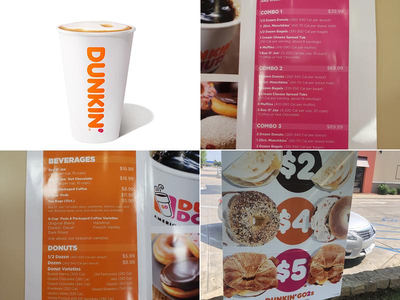 Dunkin' Menu