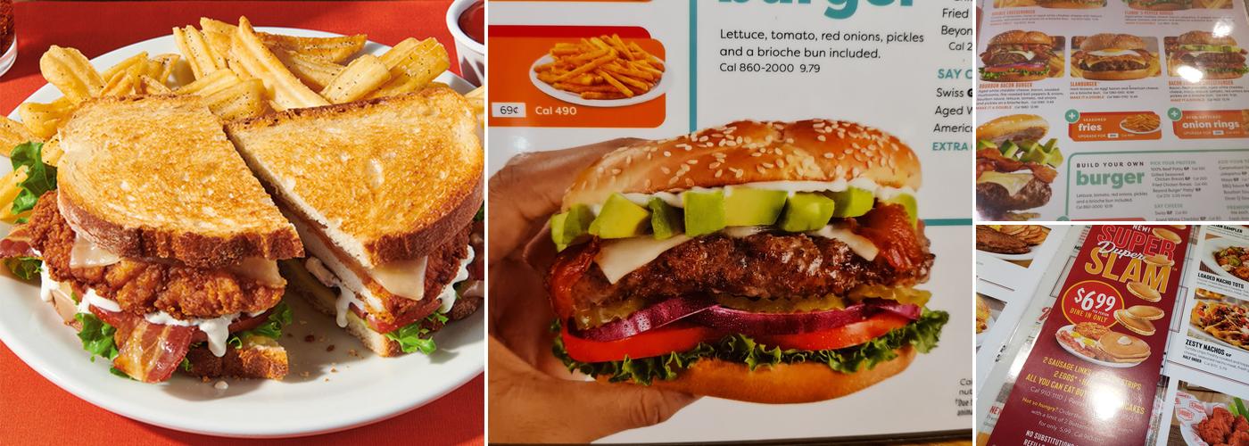 Denny's Restaurant Menu