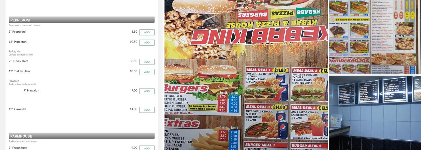 Kebab King Madeley Menu