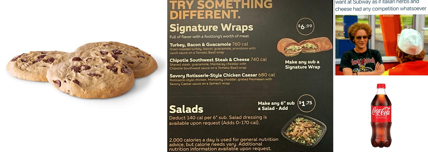 Subway Menu