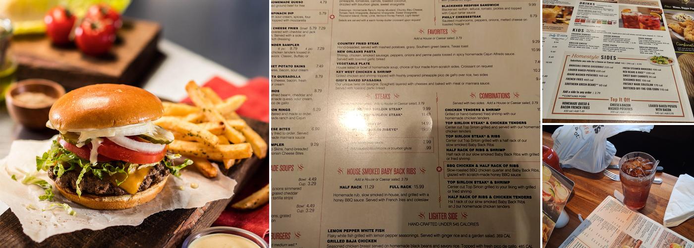 Cheddar's Scratch Kitchen Menu