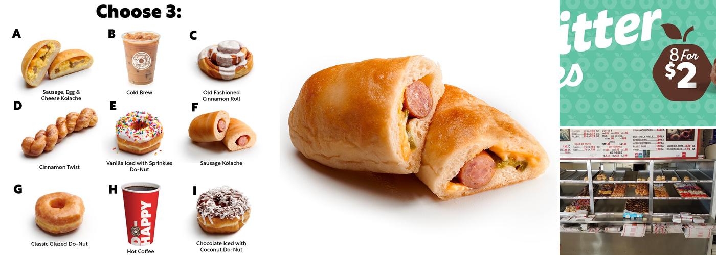 Shipley Do-Nuts Menu