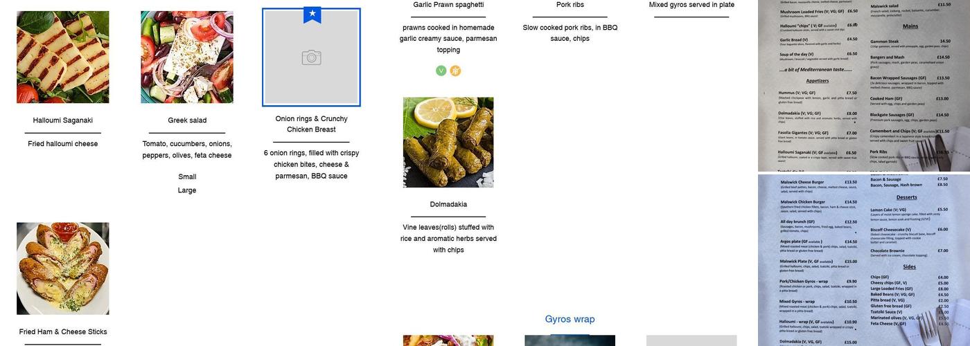 Charlotte Cafe @ Malswick House Menu