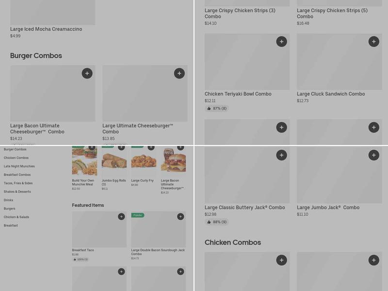 Jack In The Box Menu