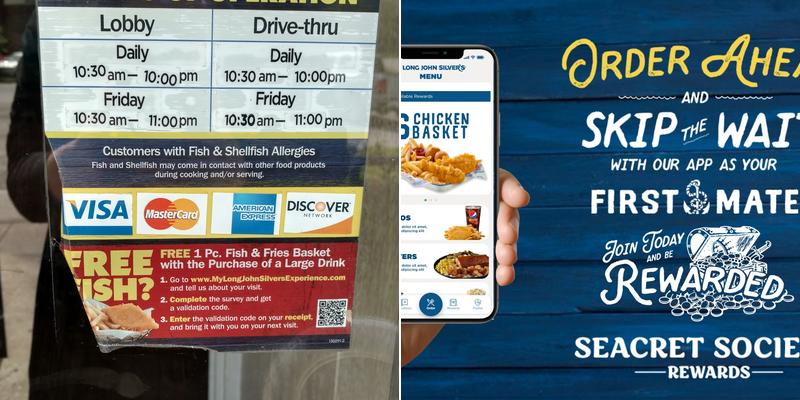 Long John Silver's Menu