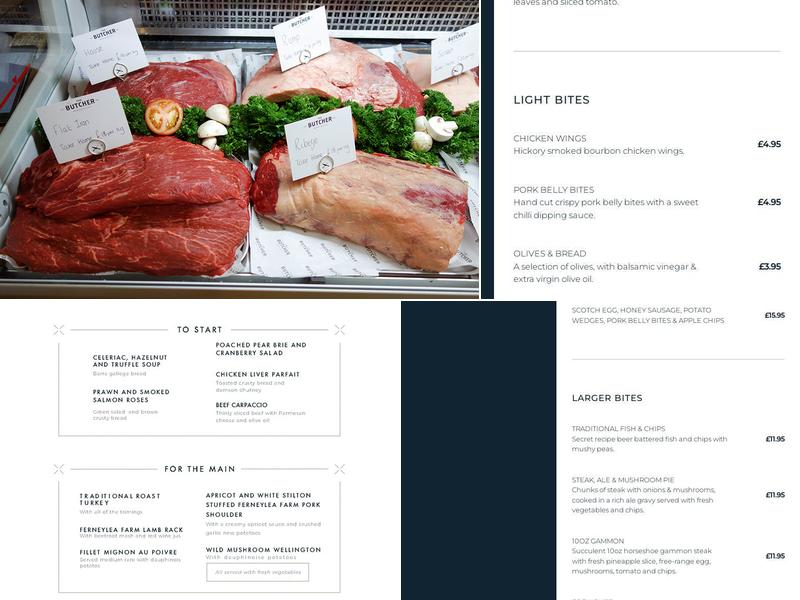 The Station Inn Menu