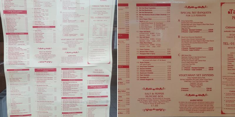 Taste N Eat Menu
