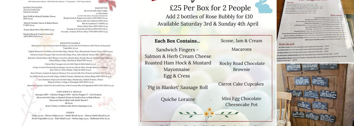 The Ragleth Inn Menu