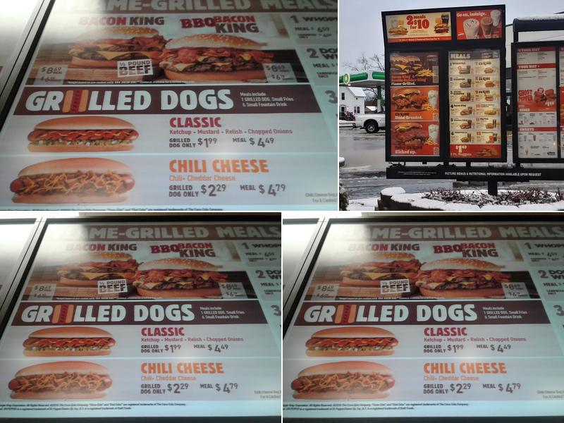 Burger King Menu