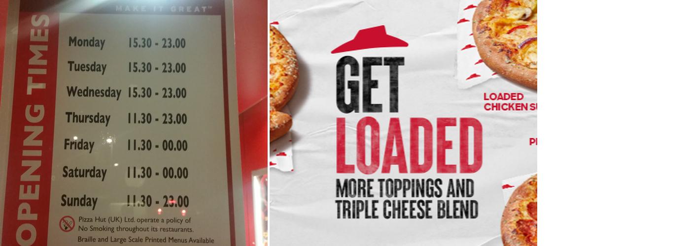 Pizza Hut Delivery Menu