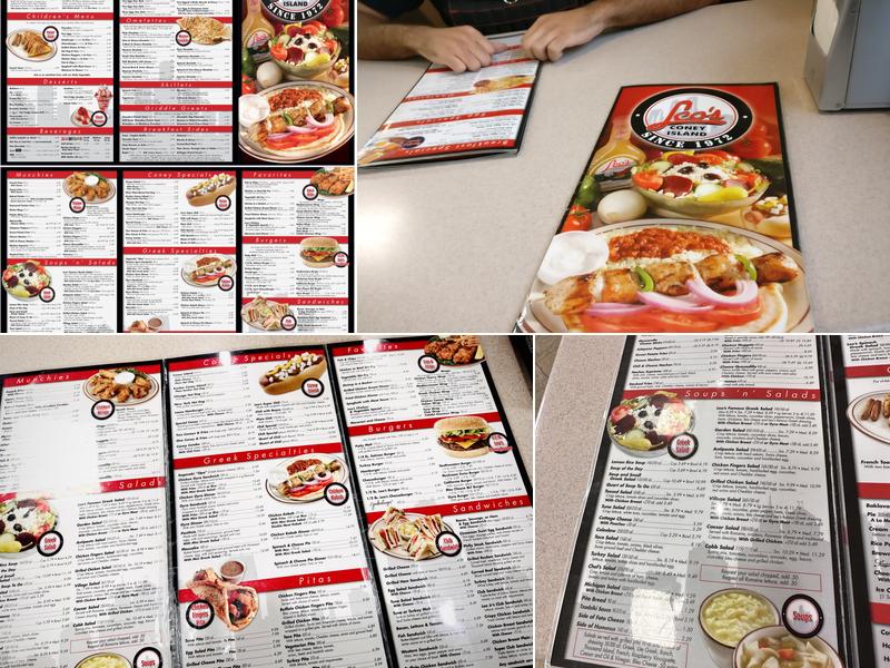 Leo's Coney Island Dearborn Menu