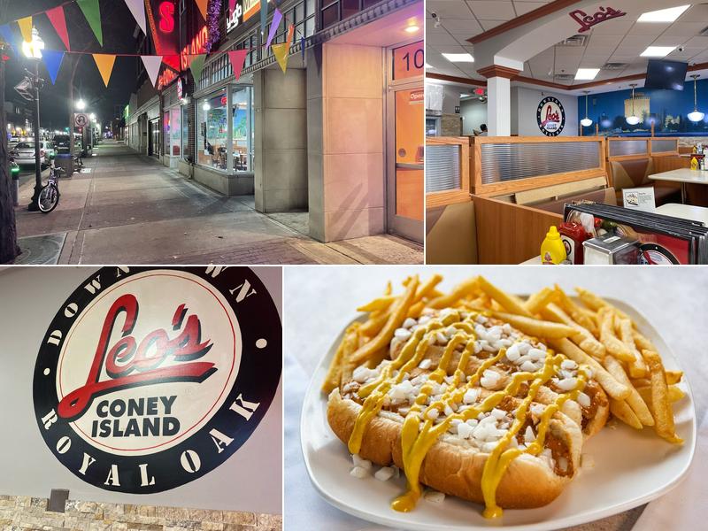 Leo's Coney Island (Downtown Royal Oak) 110 S Main St, Royal Oak
