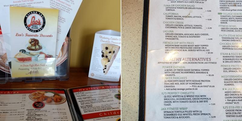 Leo's Coney Island Menu