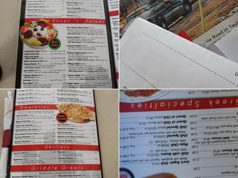 Leo's Coney Island Menu