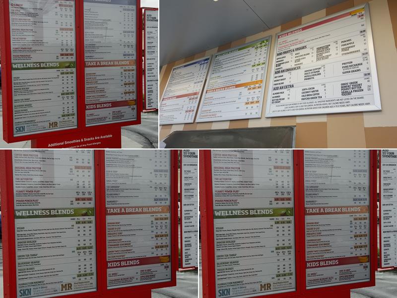 Smoothie King Menu