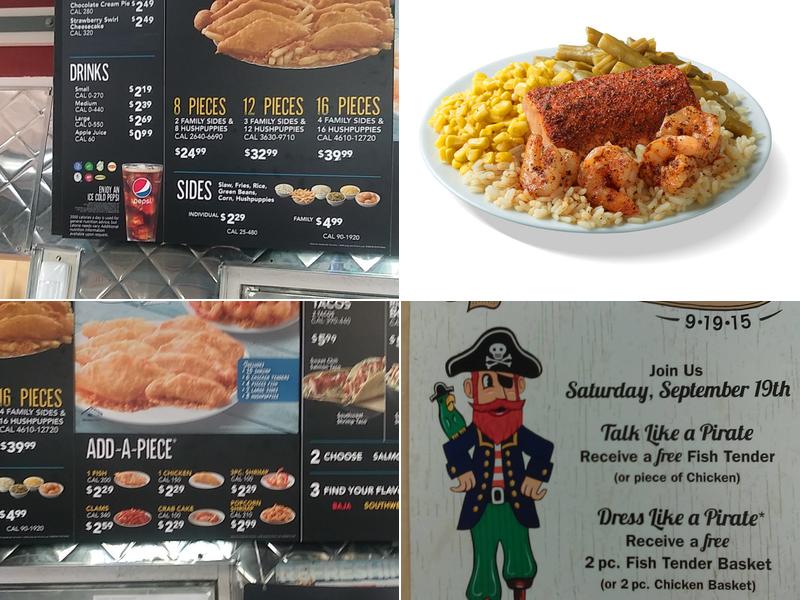 Long John Silver's Menu