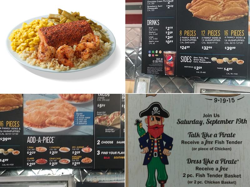Long John Silver's Menu