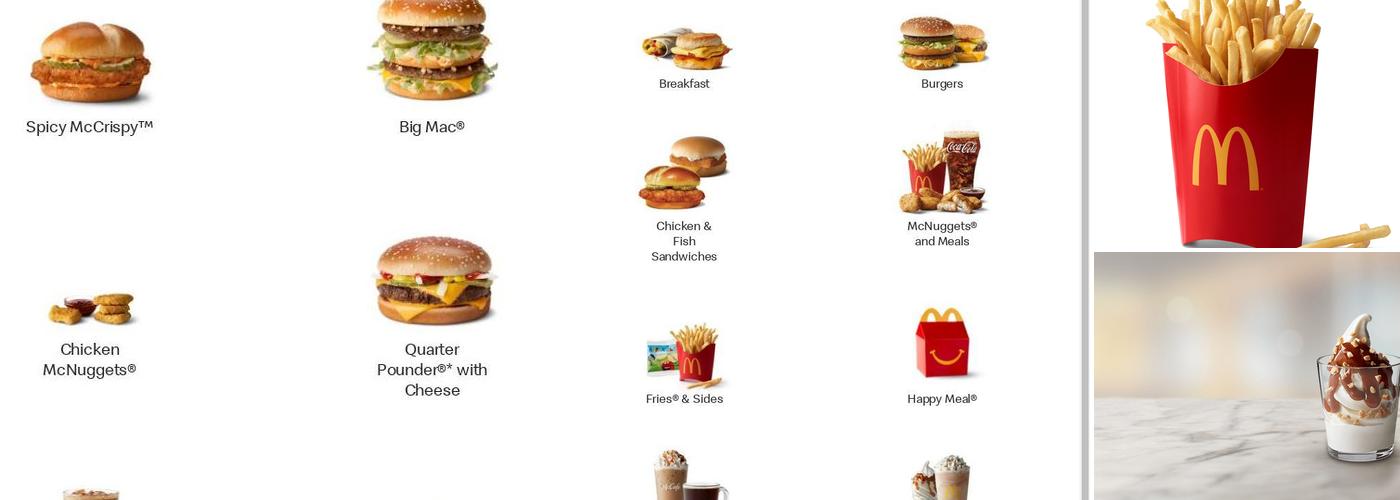 McDonald's Menu
