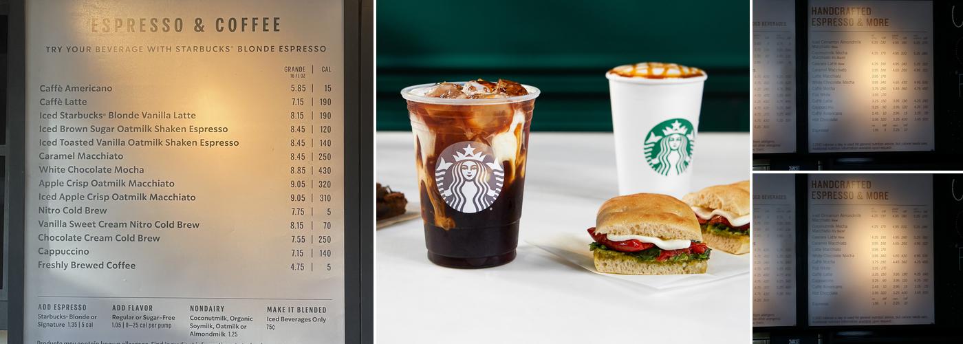 Starbucks Menu
