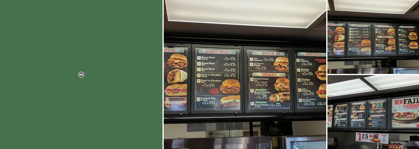 Arby's Menu