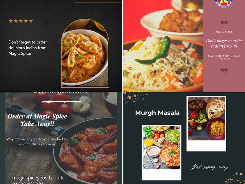 Magic Spice Menu