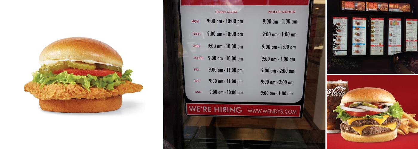 Wendy's Menu