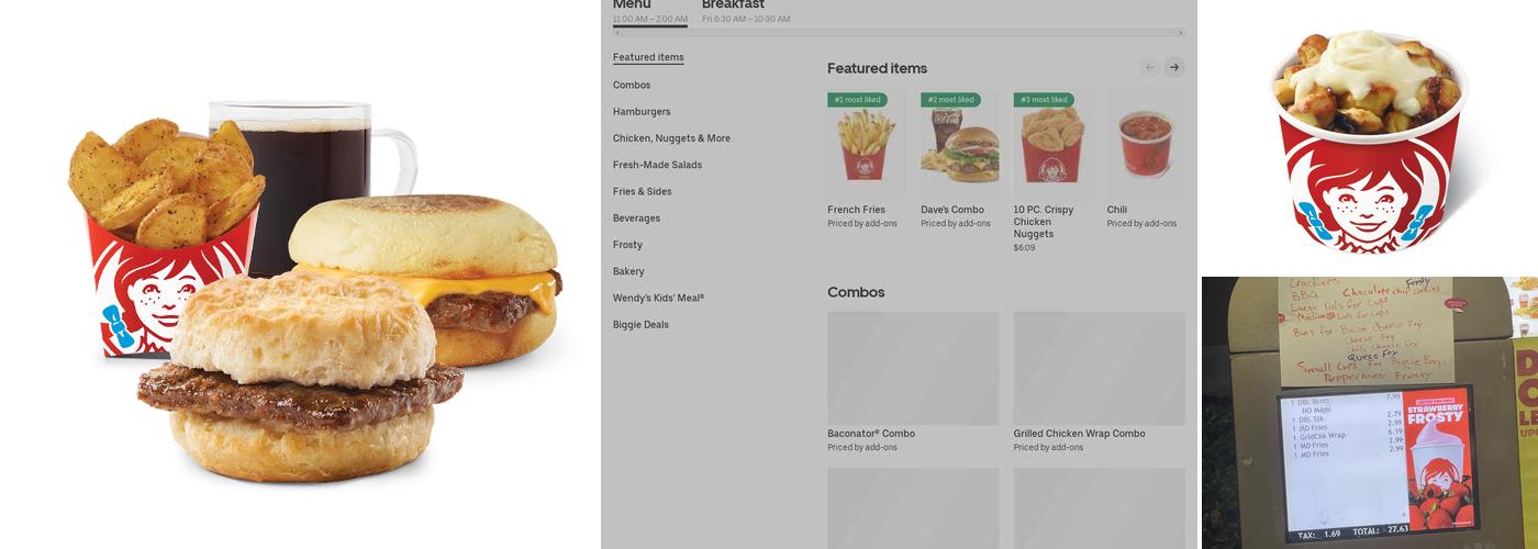 Wendy's Menu