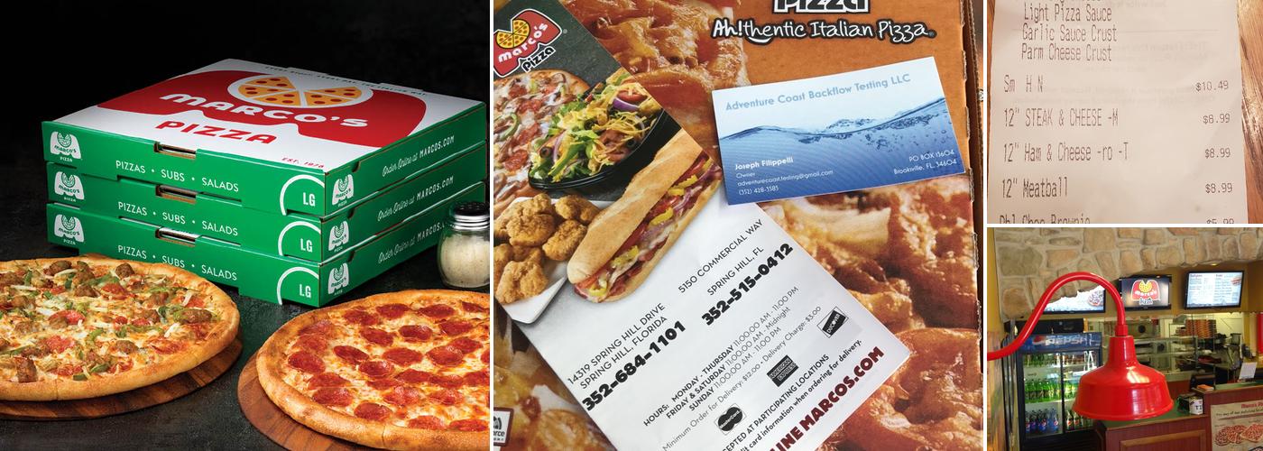 Marco's Pizza Menu